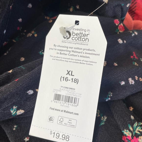 Floral Black Dress - Picture 6 of 6